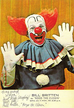 Bill Britten as Bozo the Clown