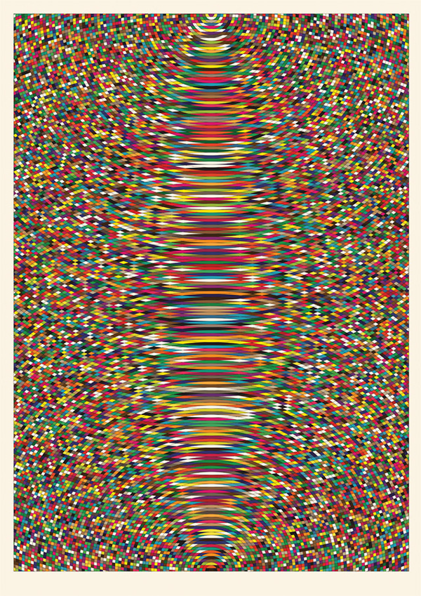 Optical Ripple: A New Geometric Print from Simon C. Page #simon #print #page #poster
