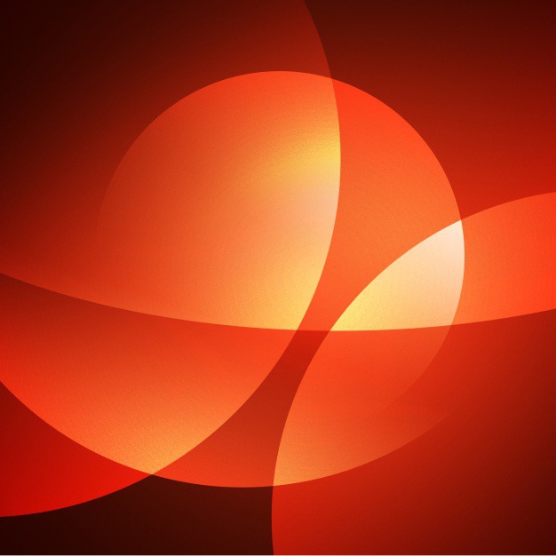 orange abstract designs