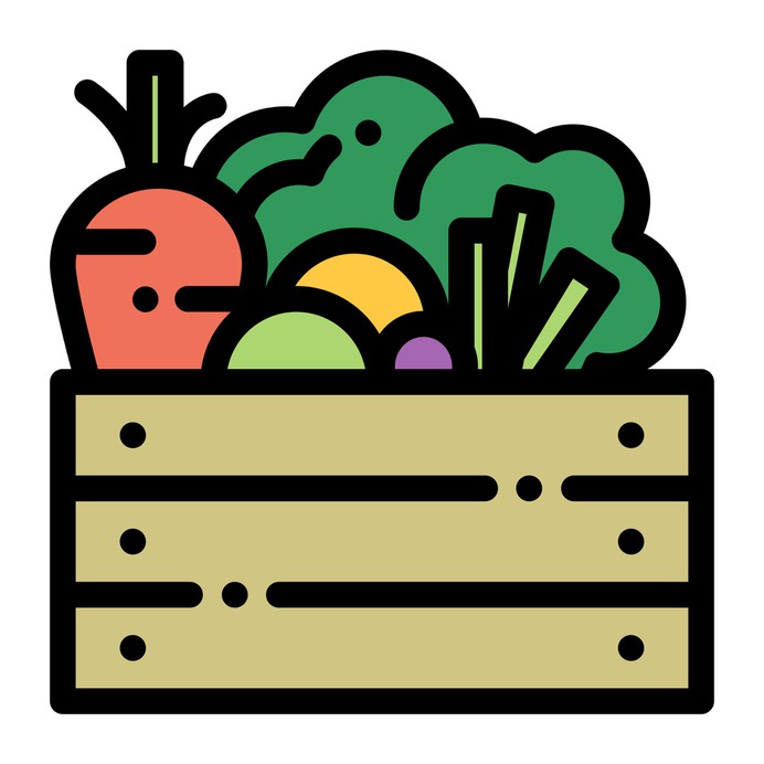 See more icon inspiration related to food, salad, vegan, vegetarian, vegetables, healthy food, vegetable garden, organic, ecology and environment and farming and gardening on Flaticon.