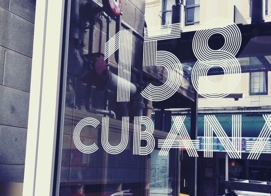 Klim / Lettering & Logotypes / Cubana 158 #linear #klim #typeface