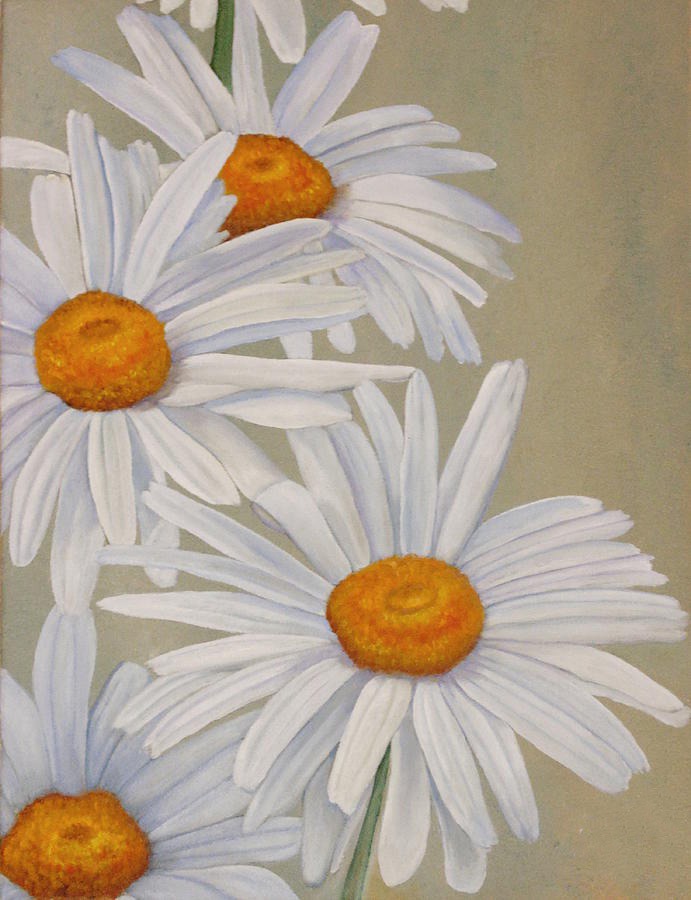 daisy painting & daisy paint by number #painting