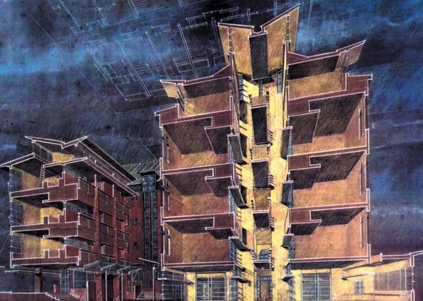 Representation | Paul Lukez Architecture #section #drawings #architecture #representation