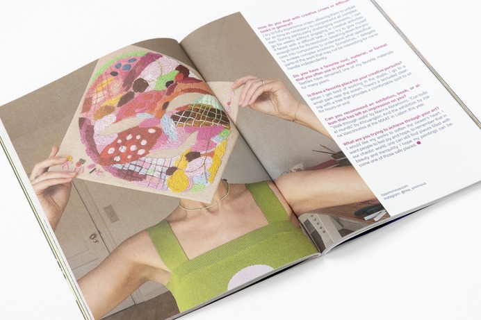Some Magazine #18—Studio Practice delves into the concept of the artist's studio throughout history. From its origins as a legendary and fabled place in the early Renaissance to its transformation into a dynamic and adaptable space in the digital age, the artist's studio has undergone significant changes over time. 

This issue examines how artists' practices have shifted alongside with technological advancement and artistic trends. The magazine examines the concept of "studio practice" and describes how artists organize their creative processes from inspiration to presentation. This issue invites readers to explore the multifaceted nature of creative work and the diverse approaches creative practitioners pursue in shaping their artistic practice.

Since 2010, changing editorial teams of young design students research, write, and layout the bi-annual Some Magazine. It is a part of the experimental design course of Prof. Sven Völker at the University of Applied Sciences Potsdam.

Some Magazine #18—Studio Practice
A Magazine for Visual Inventors

Publisher: Slanted Publishers
Editors: University of Applied Sciences Potsdam, Prof. Sven Völker
Design & Concept: Prof. Sven Völker, Annalena Nerea Abramczik, Jade Cassidy Eder, Laura Höpke, Iuliia Krasnoperova, Eva Wilimzig
Release: May 2024
Format: 17 × 24 cm
Volume: 80 pages
Language: English 
Printing: full-color offset printing, Printmedia Solutions, Germany
Workmanship: softcover with perfect binding and hot-foil embossing
ISBN: 978-3-948440-72-5
Price: €12.– (DE)

Buy: slanted.de/product/some-magazine-18-studio-practice
