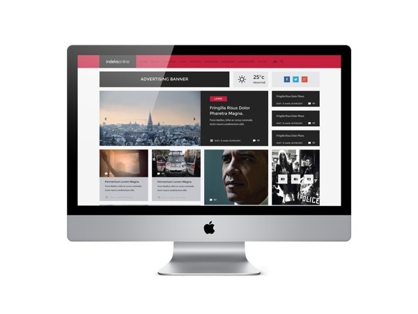 Indeksonline Web Portal & Magazine more about the project : http://www.behance.net/gallery/Indeksonline-Web-Portal-Magazine/8734779 #flat #kosovo #news #indeksonline #portal #interface #website #berin #webdesign #metro #quality #kosova #magazine #new