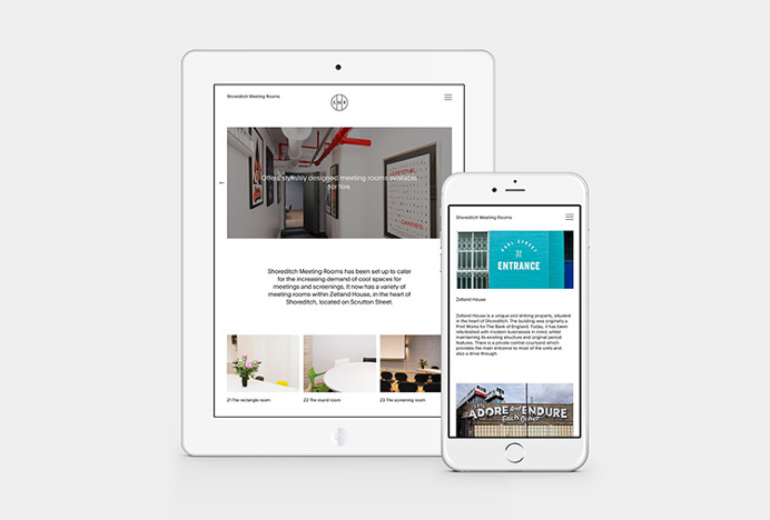 Shoreditch Meeting Rooms by Bunch #website #mobile #ios #ipad #iphone