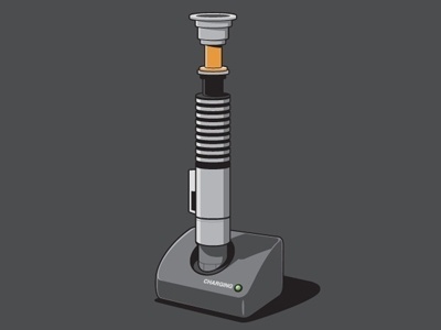 Dribbble - Low Force by Glenn Jones #lightsaber #jedi #wars #illustration #star #tee