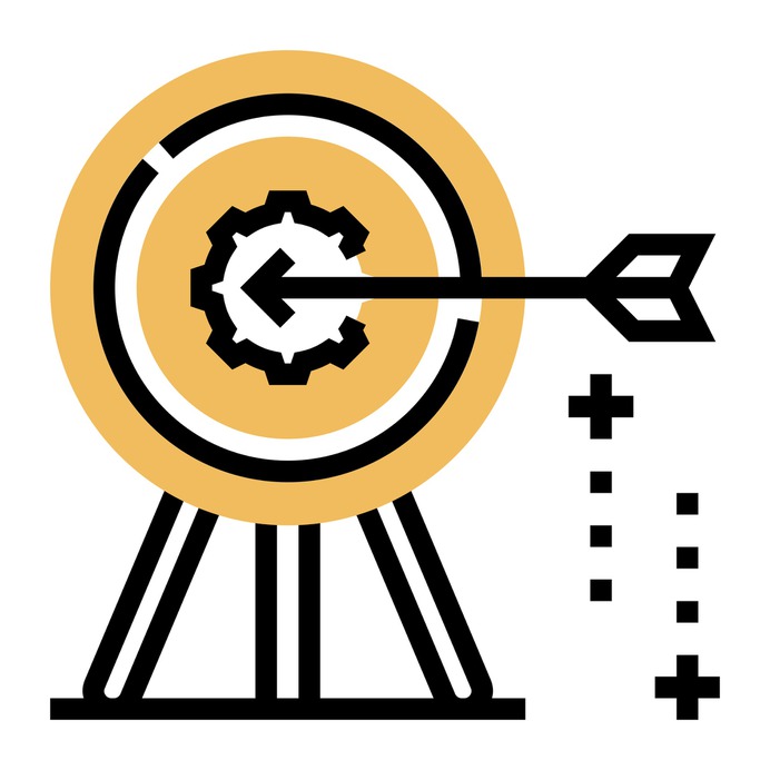 See more icon inspiration related to goal, target, process, subject, arrow, Purpose, finance, objective, network, networking and business on Flaticon.
