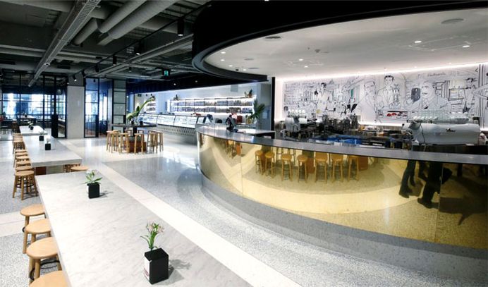 Techne Architecture + Interior Design Creates Landmark Flinders Lane Emporium for Brunetti - InteriorZine