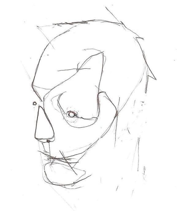 HeadSketch1 by ~AUTR3 on deviantART #head #illustration #study #drawing #sketch