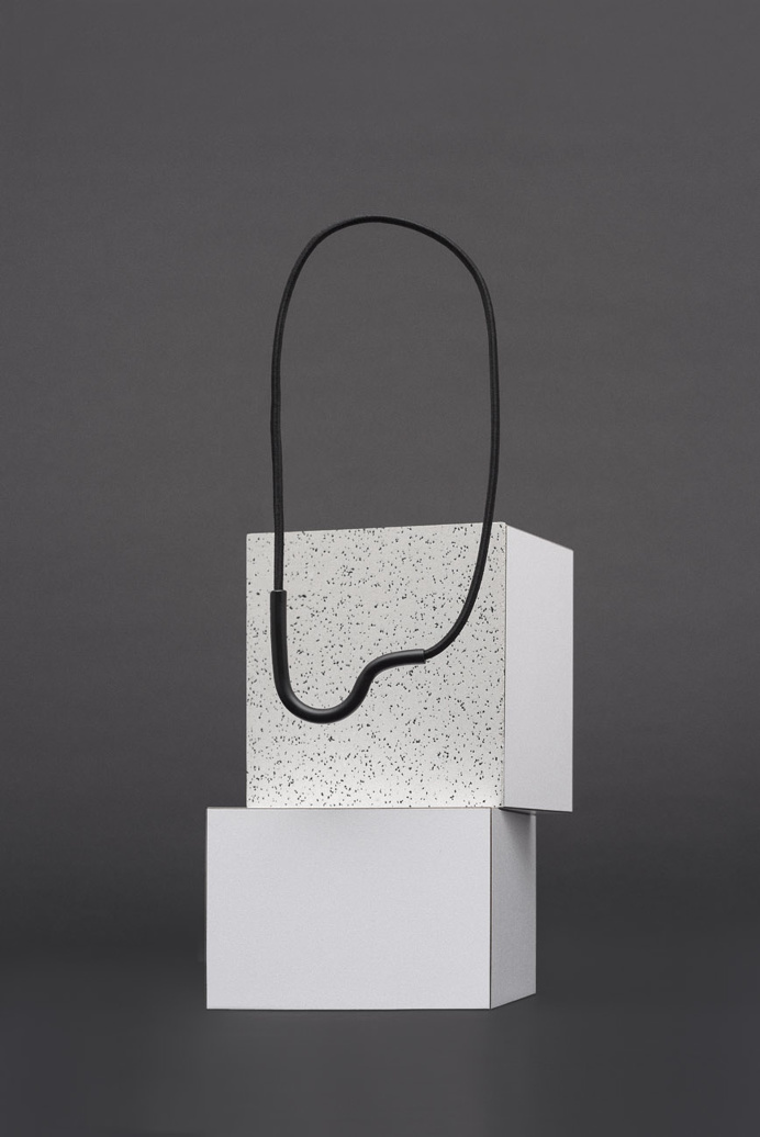 ONA Collection Agathe Palavioux Maud minimal geometric black and white cube wave circle round geometric form beautiful jewelry best new bra