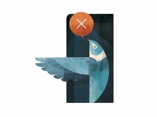 Andrew Lyons #texture #bird #illustration #lyons #andrew