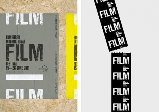 Onestep Creative - The Blog of Josh McDonald » Edinburgh International Film Festival #design #identity #festival #film