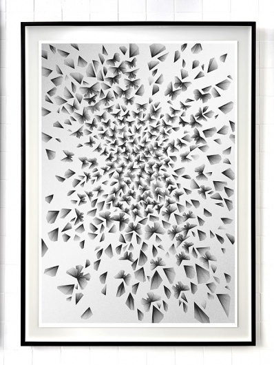Kai and Sunny | Stolen Space gallery - London - 2010 #geometry #sunny #kai #butterfly #and #drawing