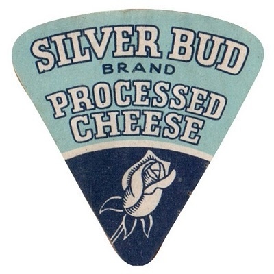 Silver Bud Brand - Processed Cheese Vintage Logo #blue #logo #identity #vintage