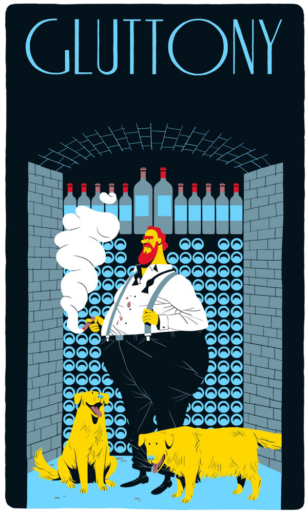 Seven sins on Behance #sins #seven