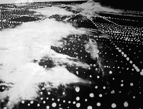 The union of the mathematician with the poet, fervor with measure,... - but does it float #clouds #white #aerial #city #lights #black #dots #photography #plane #and #view