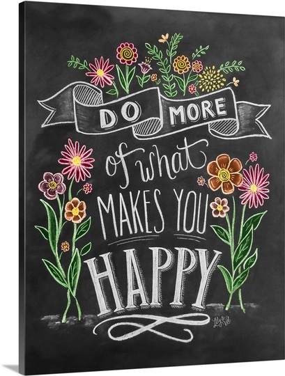 Inspiring quote and handlettering