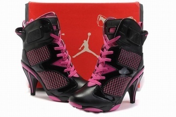 Nike Air Jordan VI 6 Heels Black/Pink #shoes