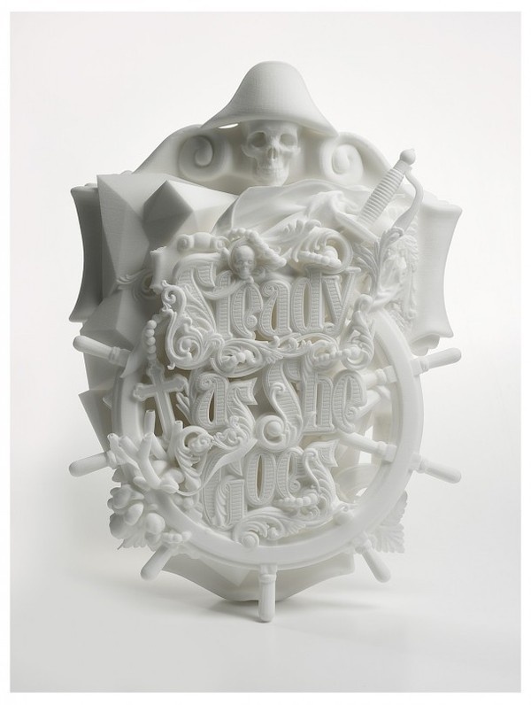 Stunning typography works by Like Minded Studio #text #sculpture #white #object #3d #typography