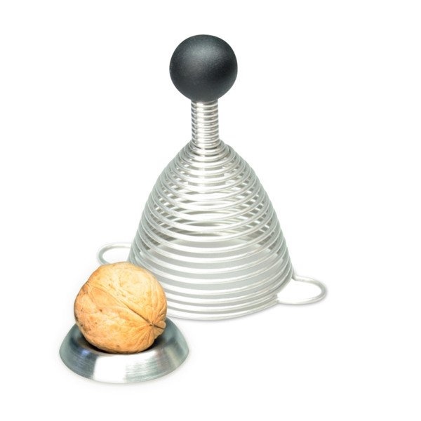 Release this Spring Nutcracker to crack open a variety of nuts. #design #product #industrialdesign #modern #lifestyle