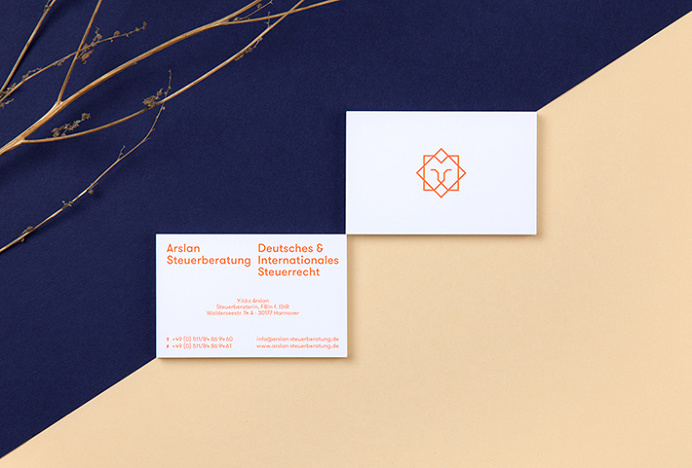 Arslan Steuerberatung by Bureau Hardy Seller #graphic design #print #business card