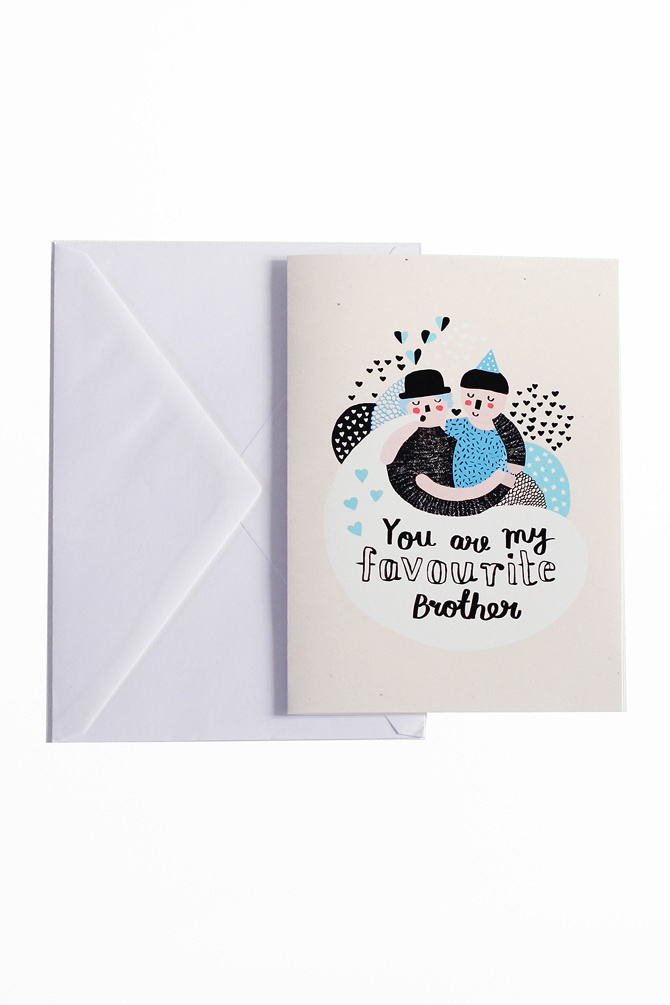 #nordic #design #graphic #illustration #danish #bright #simple #nordicliving #living #interior #kids #room #favourite #love #card #brother