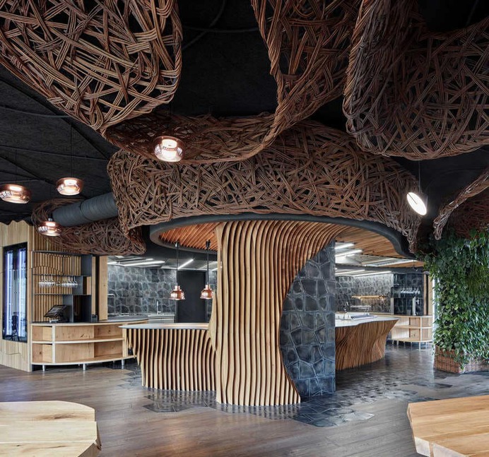 Steak Restaurant Housed in a Former Car Repair Shop, STK Restaurant