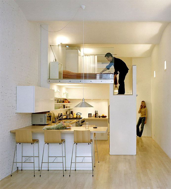 50 Small Studio Apartment Design Ideas (2019) – Modern, Tiny & Clever - InteriorZine #design #furniture #modernfurniture #interior #decor