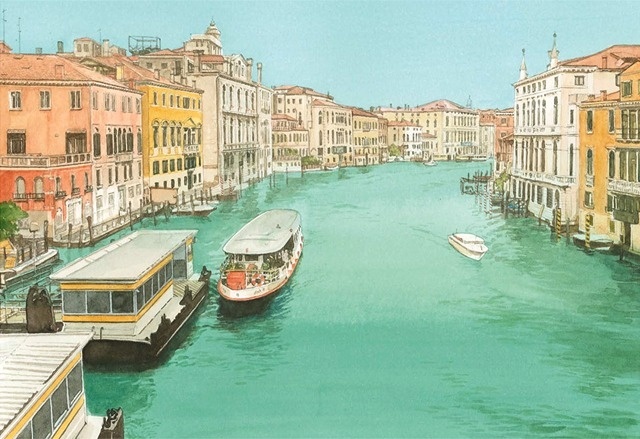 Louis Vuitton "Venice" by Jirô Taniguchi #art