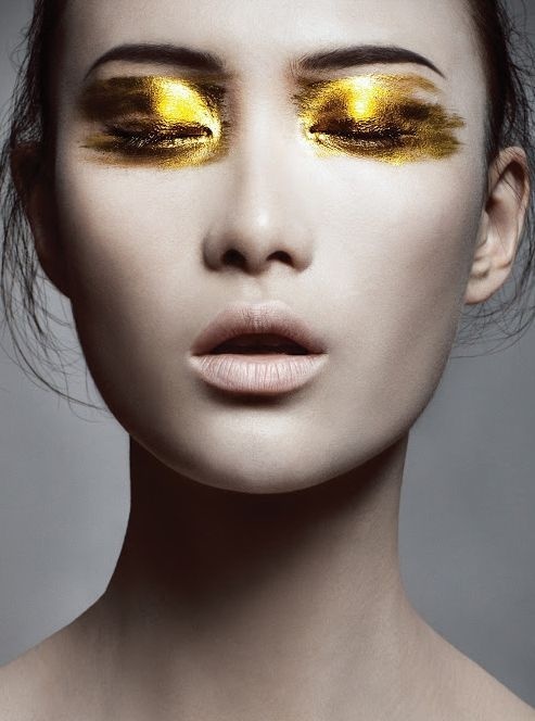 Shu Pei #eye #make #up #gold