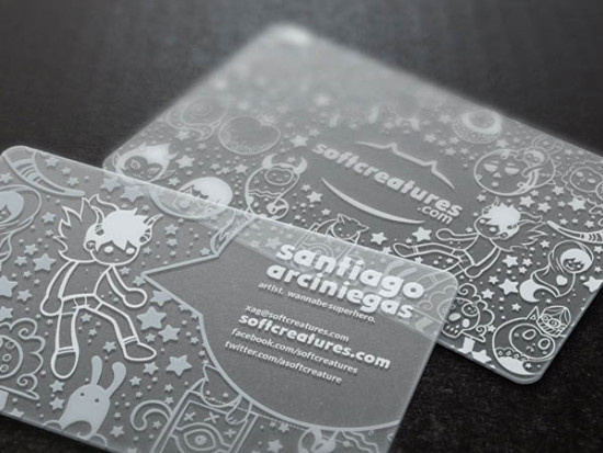 Translucent Business Cards