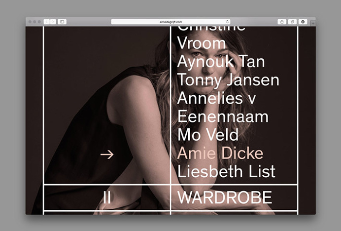 Anne De Grijff by Mainstudio #website #site #web