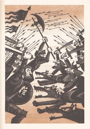 9.gif (607×873) #russian #soviet #illustration #vintage #hobbit