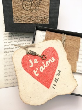 1st anniversary gift, Meaningful first wedding anniversary gift for husband or wife, Romantic presen - wedding anniversary for her