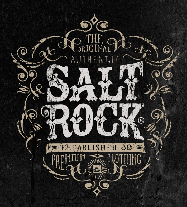Vintage Graphics No.1 on Behance #neil #rock #bleach #salt