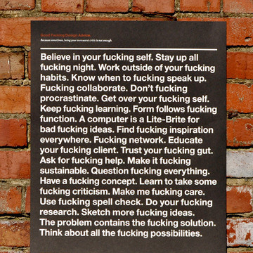 (10) Fab.com | Black Print #type #poster
