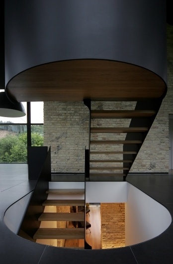 The Cool Hunter - Yellow Brick House - Vilnius, Lithuania #interior #staircase #architecture