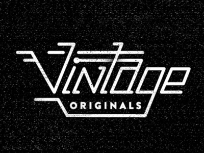 Dribbble - Vintage Originals by Matt Chase #type #lettering #logo