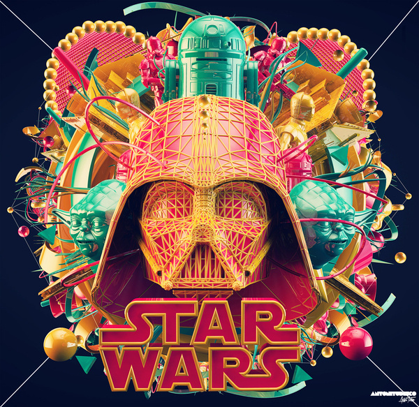 Star Wars example #202: KILL ART // TRUST DESIGN 2.0 on Behance #arts #wars #star
