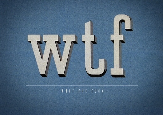 Long Story Long de Archie McLeish | Ponyblog by Ponyhof #wtf #font #lettering #shadow #blue #typography