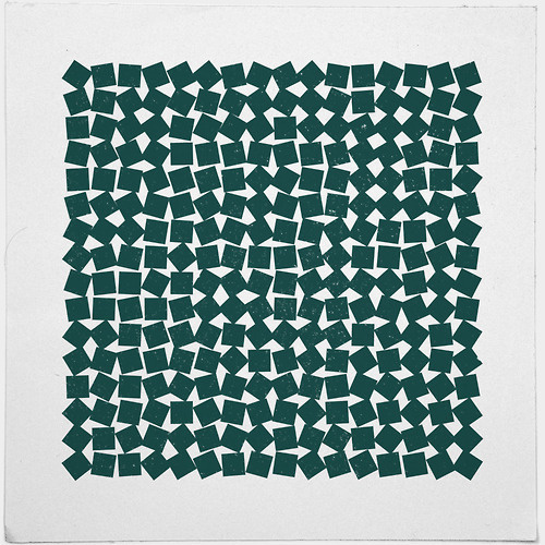 #256 Two hundred and fifty six squares – They celebrate post number 16². – A new minimal geometric composition each day