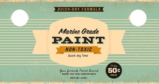 #paint #vintage #label