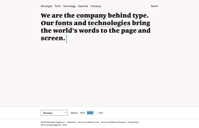 Monotype, inspiration N°443 published on The Gallery in date October 15th, 2015. #website