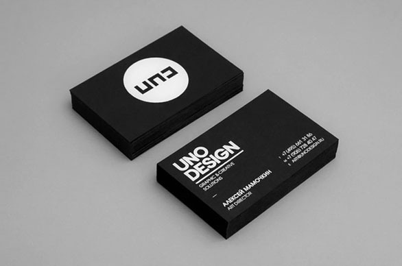 Business card design idea #47: 40 Inspirational Black Business Cards #identty #card #business