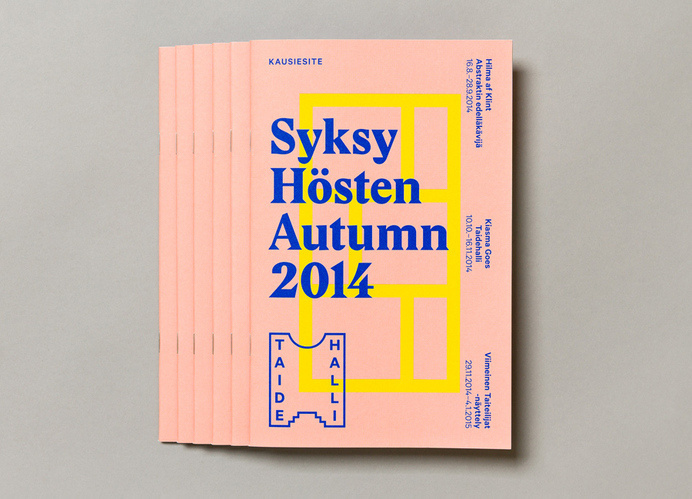 Print designed by Tsto for Finnish contemporary art gallery Taidehalli #gg