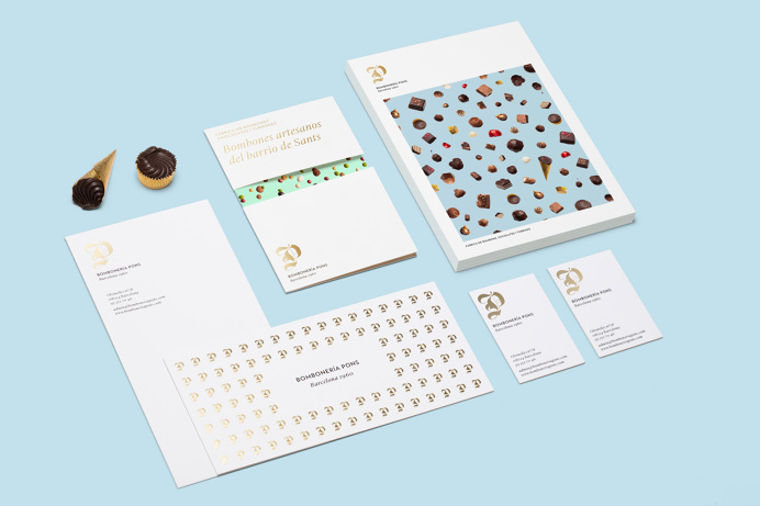 Bombonería Pons by Mucho #branding #colors #pastels #layout
