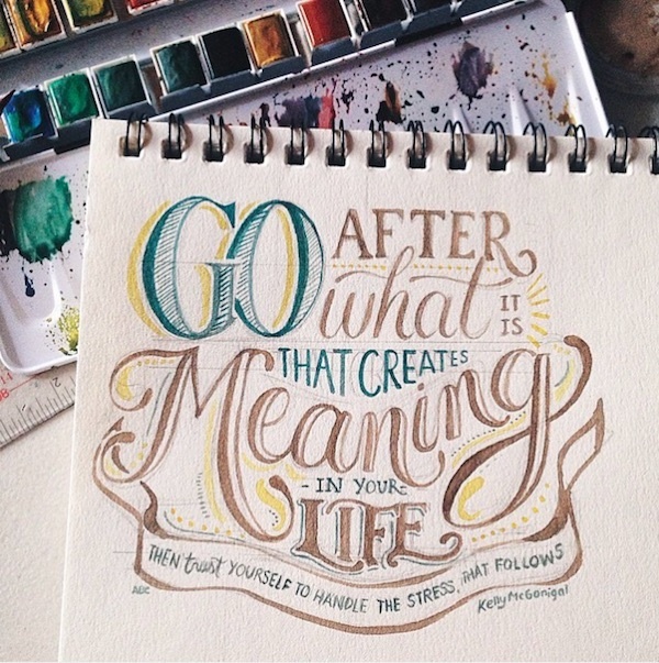 Typography, Watercolor, Inspiration, Creative