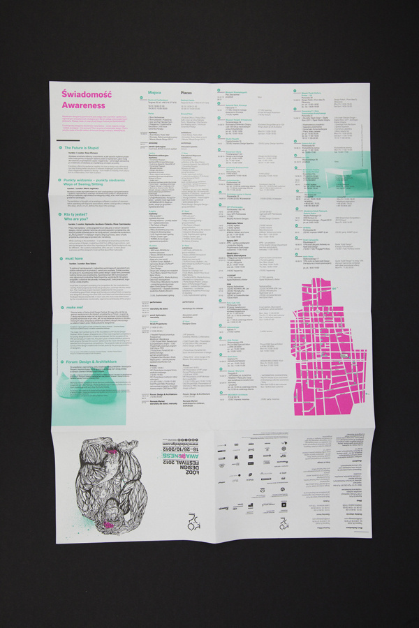 Lodz Design Festival 2012 #print #design #ortografika