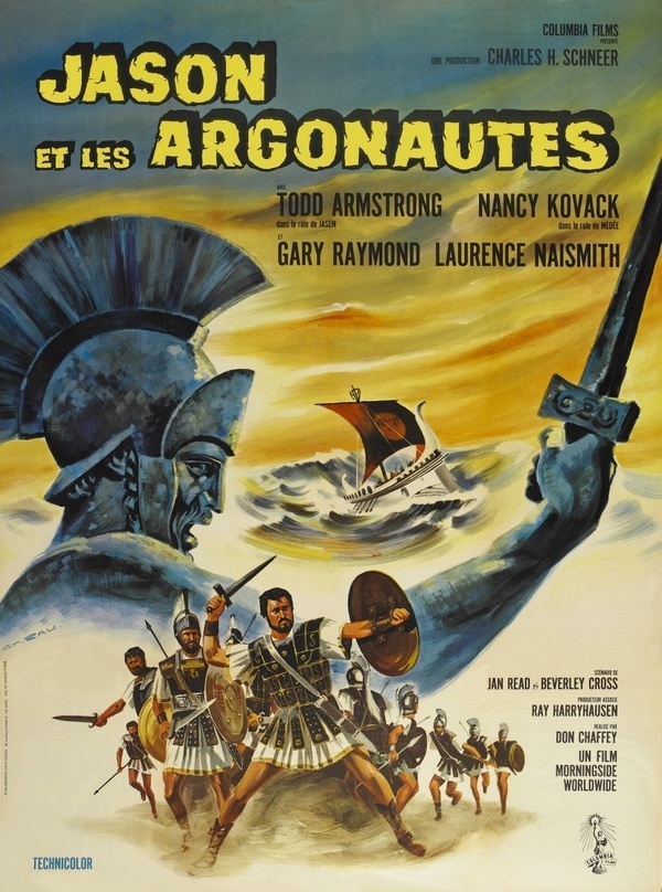 Jason and the Argonauts,Â Don Chaffey (1963)Visual Effects byÂ Ray Harryhausen (1920 2013) #film #jason #the #vintage #poster #and #argonauts
